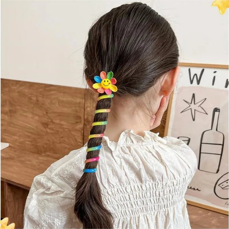 Espiral Colorido Para Cabelos KidsHair - Kit com 4 Peças