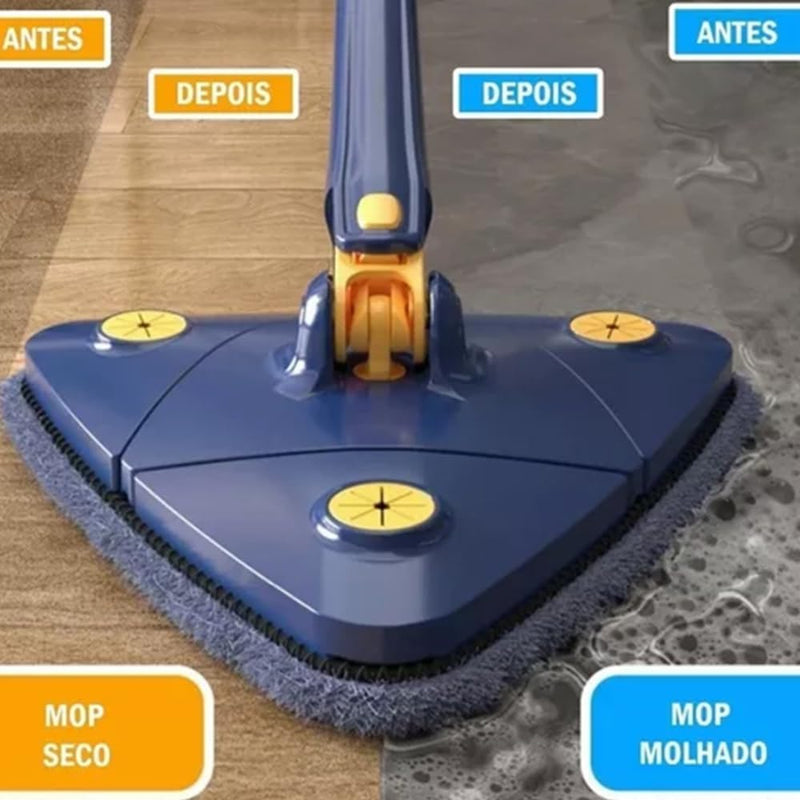 Esfregão de Limpeza Triangular 360 Graus MaxClean