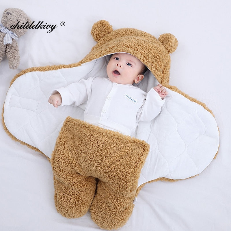 Saco de Dormir Para Bebê Pequeno Urso