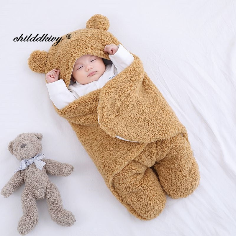 Saco de Dormir Para Bebê Pequeno Urso