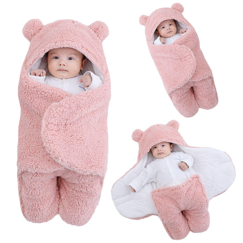 Saco de Dormir Para Bebê Pequeno Urso